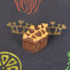 Crown Shape Wooden Printing Block