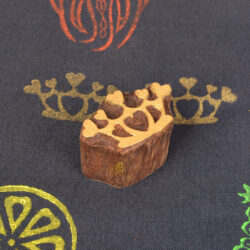 Crown Shape Wooden Printing Block