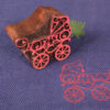 Pram Shape Wooden Printing Block