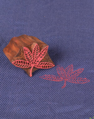 Leaf Shape Wooden Printing Block 05