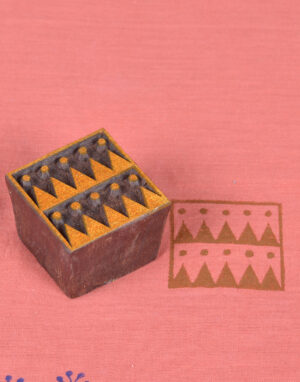 Custom Wooden Printing Blocks Geometrical Shape