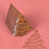 Christmas Tree Wooden Printing Block design