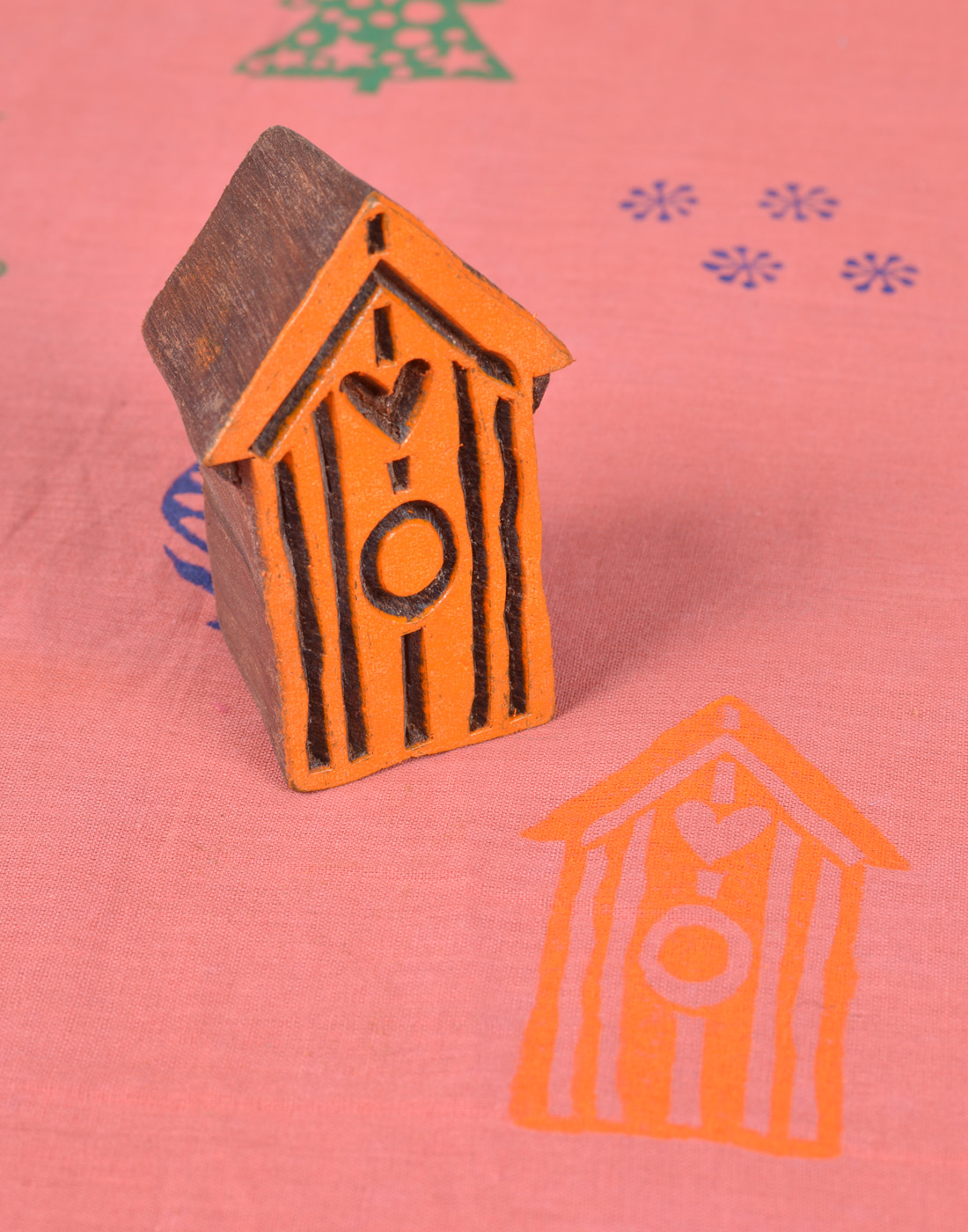 323 Wooden Printing Block Chalet