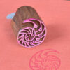 Mollusc Shape Wooden Printing Block