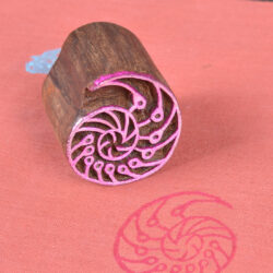 Mollusc Shape Wooden Printing Block