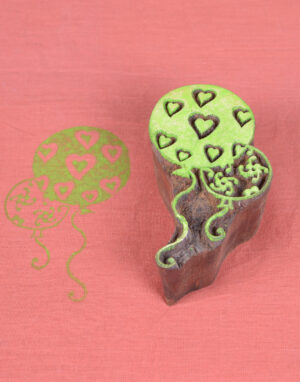 Balloon Shape Wooden Printing Block