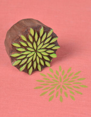 Printing Blocks for Fabric Round Floral Designs