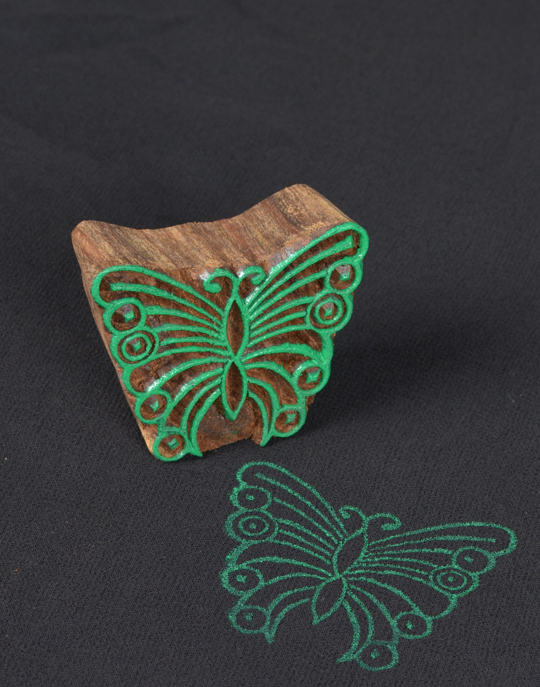 369 Butterfly Wooden Printing Block