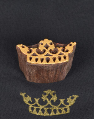 Crown Design for Block Printing