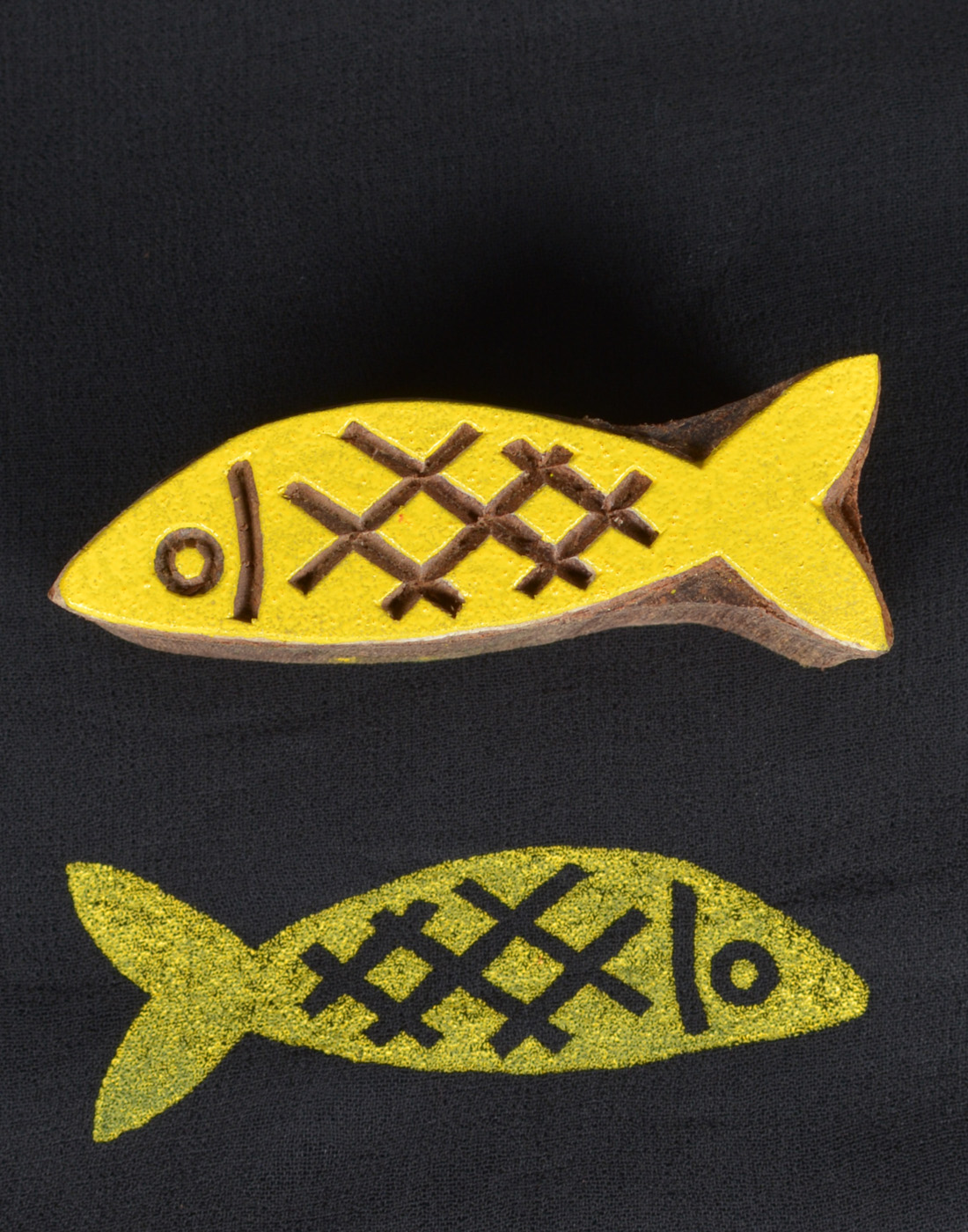 401 Fish Shape Textile Printing Blocks