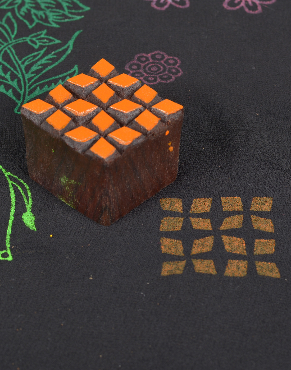 Assorted Wooden Printing Blocks
