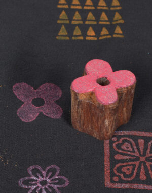 Floral Wooden Printing Block 209