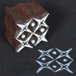 Stars Shape Wooden Printing Block