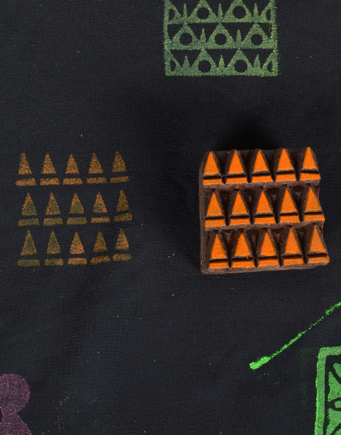 DSC 0110 Custom Wooden Printing Blocks Geometrical Shape
