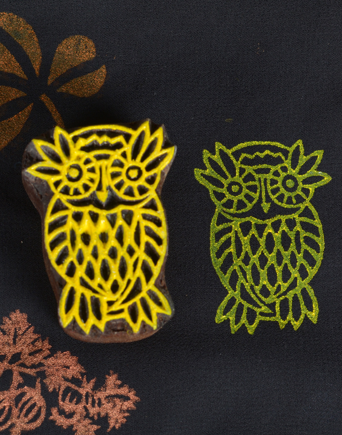 DSC 0115 Owl Wooden Printing Block 229