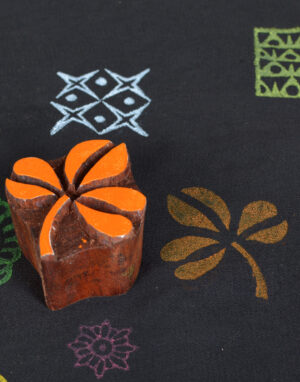 Leaf Wooden Printing Block 04