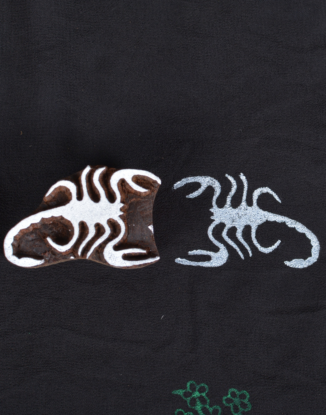 DSC 0124 Wooden Printing Blocks Online Scorpion Design