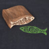 Fish Shape Wooden Fabric Printing Blocks