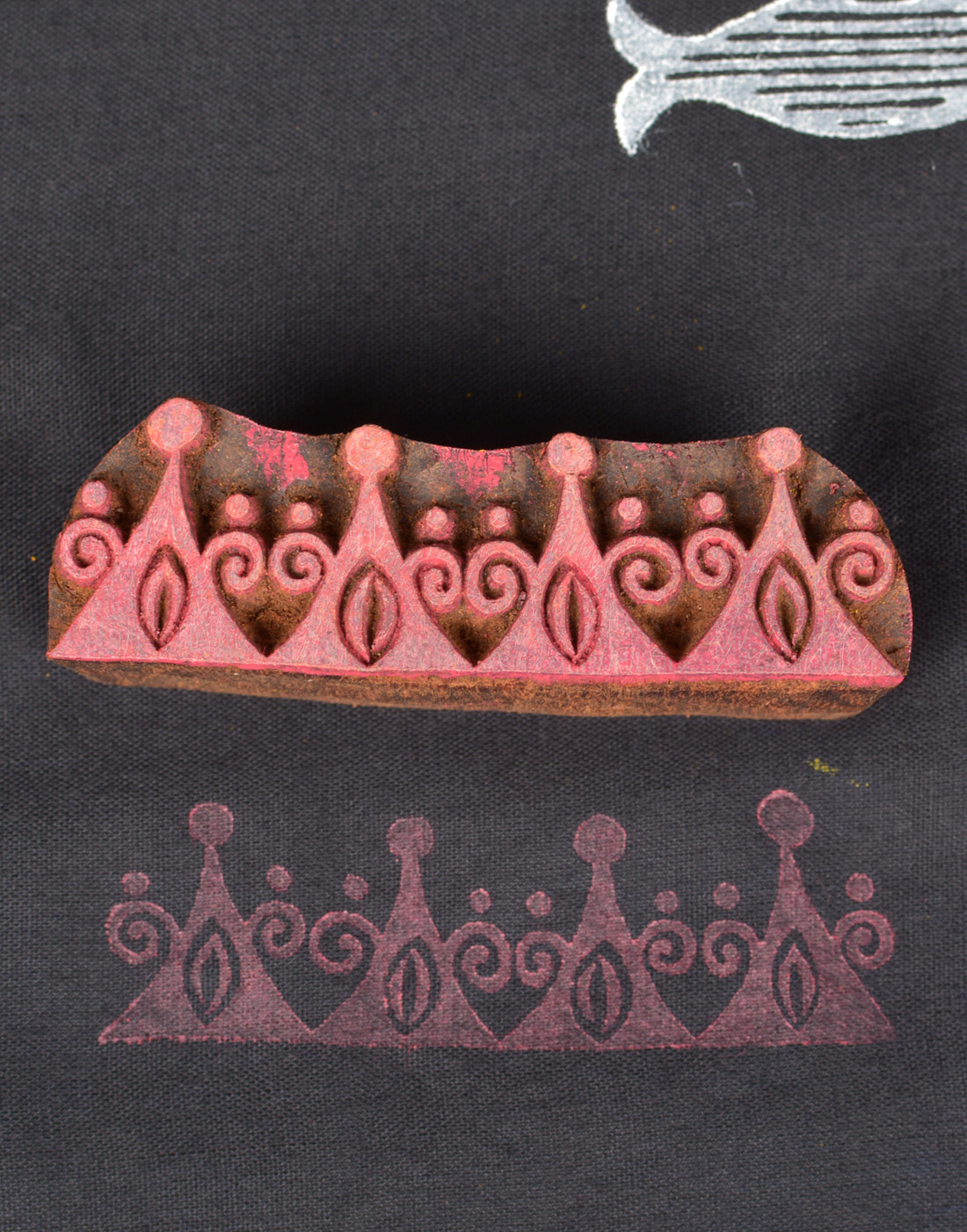 445 Wooden Printing Blocks to Print Fabric Small Border