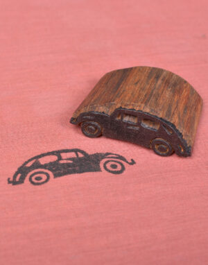 Wooden Stamping Blocks Car Design