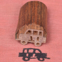 Wooden Fabric Stamps Car Shape 472