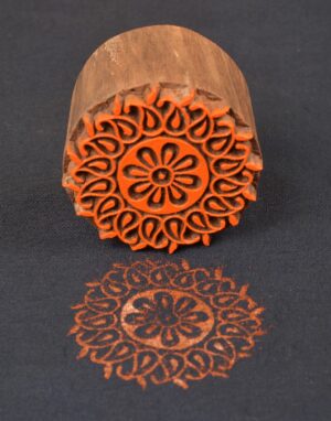 Pram Shape Wooden Printing Block