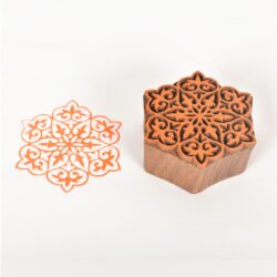 Floral Wooden Printing Block