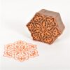 Floral Wooden Printing Block