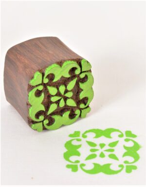 Wooden Printing Stamps Repeat Pattern