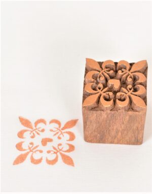 Repeat Pattern Wooden Printing Block