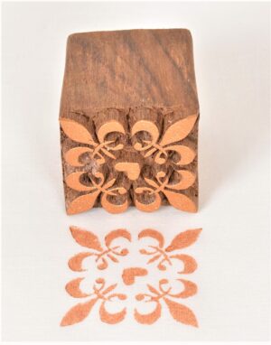 Wood Block Carving Repeat Pattern Block 607 - Image 4