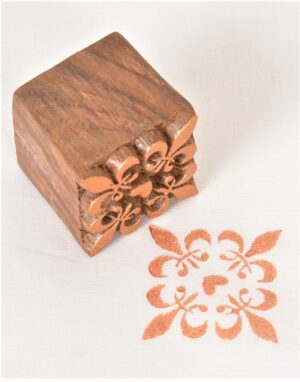 Wood Block Carving Repeat Pattern Block 607 - Image 3