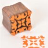 Wooden Fabric Stamps Repeat Pattern Block