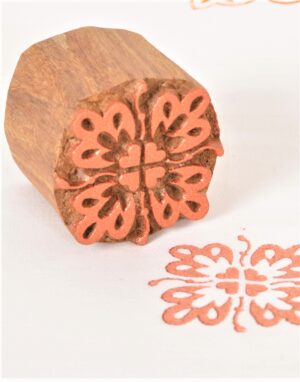 Wooden Stamp Blocks Repeat Pattern Block