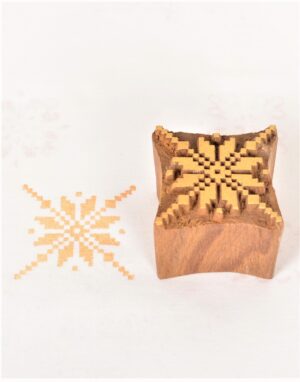 Carved Wood Blocks Repeat Pattern