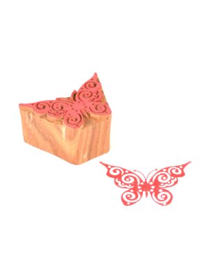 Wooden Printing Blocks Heart Design