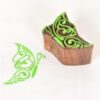 Wood Block Carving Butterfly Shape 685