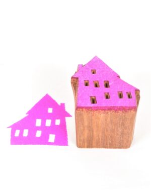 Wooden Blocks for Block Printing Chalet