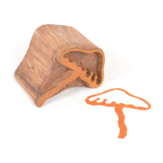 Fabric Printing Blocks Mushroom Design 722