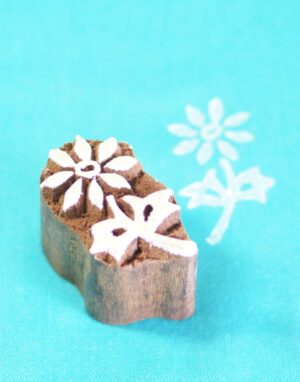 Floral Wooden Block for Printing