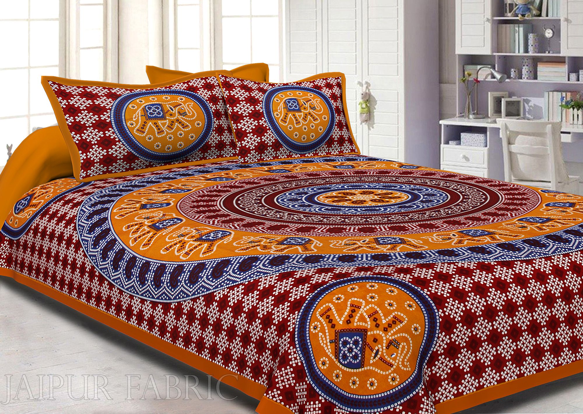 bandhini bedsheets The Exquisite Colors of Bandhani Prints 24