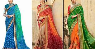 bandhini printed sarees The Exquisite Colors of Bandhani Prints 24