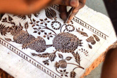 Wooden Printing Block Carving