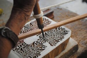 Wooden Printing Block Carving