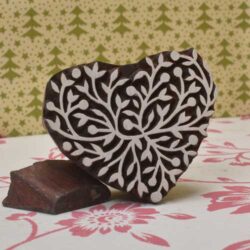 Heart Design for Block Printing