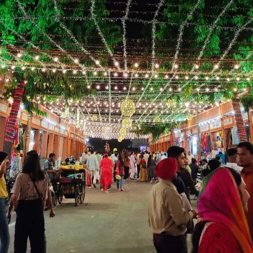 City of Block Printing - Jaipur on Diwali Night
