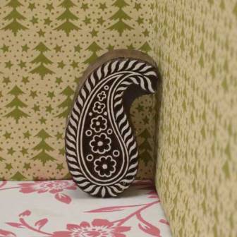 Paisley Wooden Printing Blocks