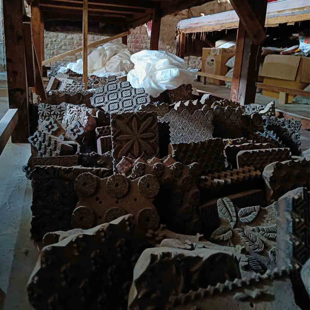 Indian Wooden Printing Blocks