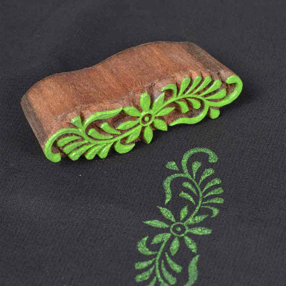 Wooden Printing Block Henna Design