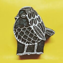 Birds Design on Wooden Printing blocks